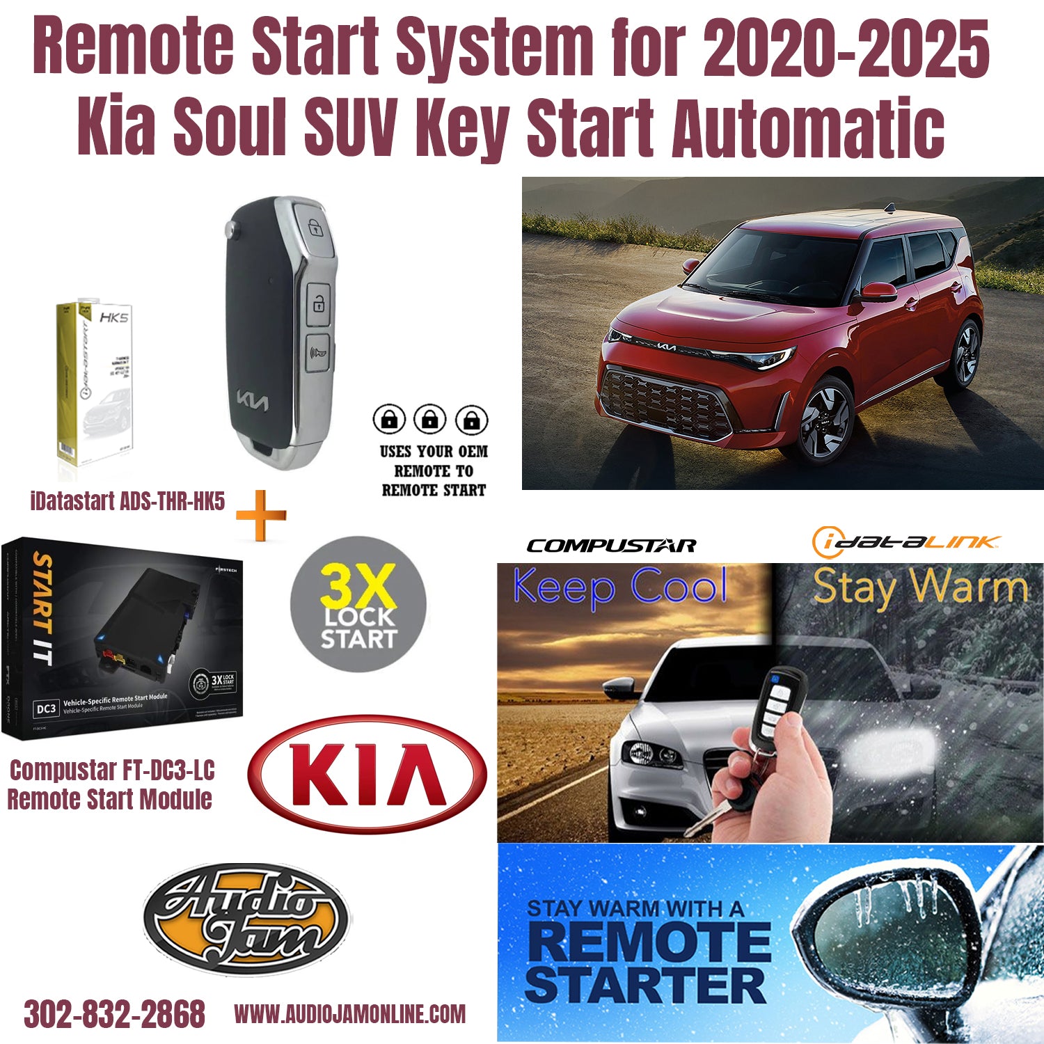 remote start system 2020-2025 kia soul Delaware