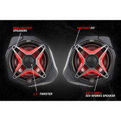 rg4 f65v motorcycle speaker system