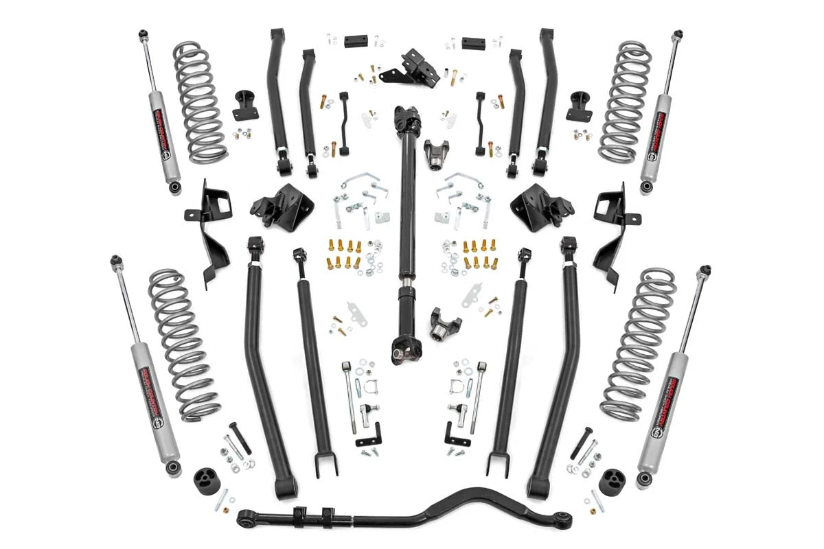 rough country 4 inch lift kit n3 shocks jeep wrangler jl