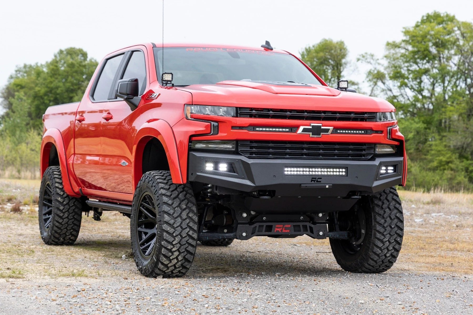 rough country 6 inch lift kit chevy silverado 1500 4wd 2019-2024 delaware