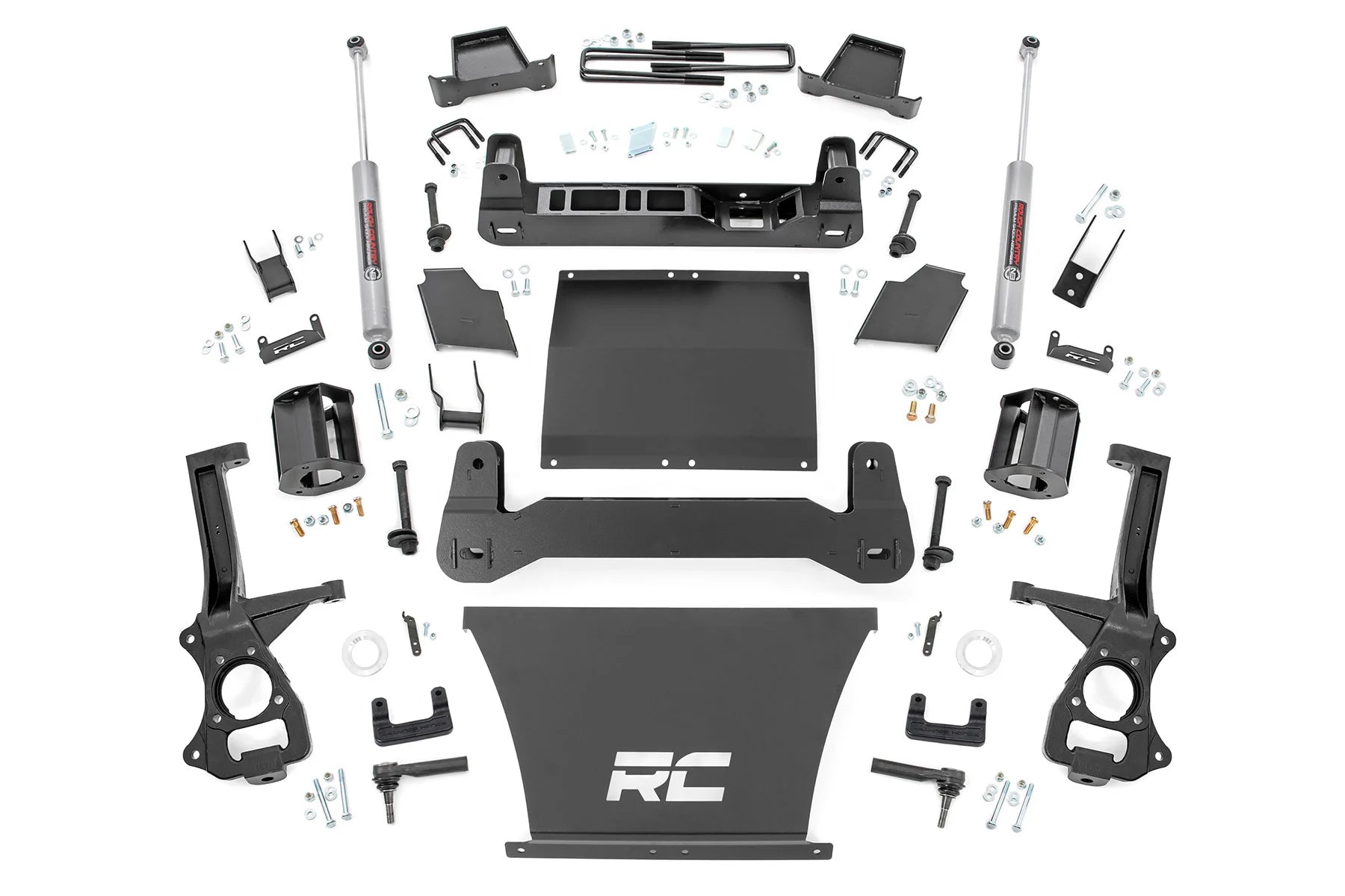 rough country 6 inch lift kit chevy silverado 1500 4wd 2019-2024