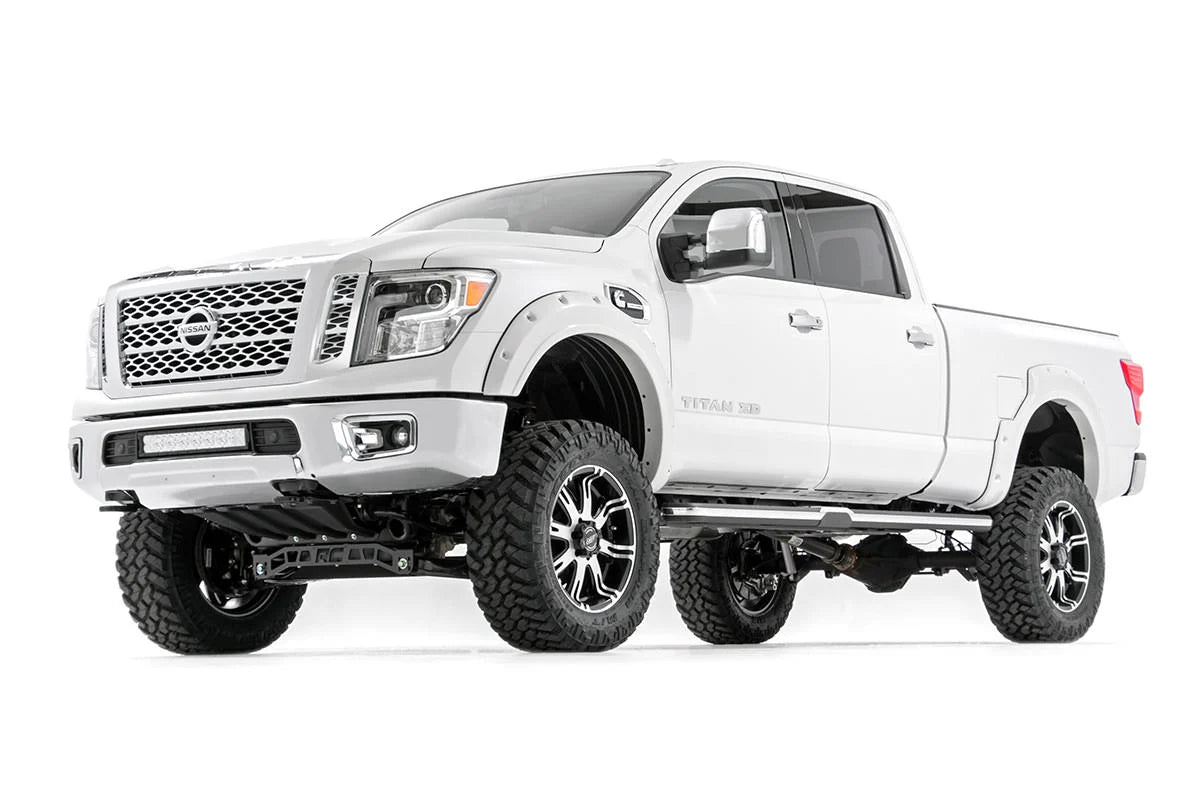 rough country 6 inch lift kit nissan titan xd 4wd 2016-2024 bear de