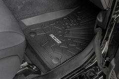 rough country flex fit floor mats black 18-24 jeep wrangler jl 4 door bear de