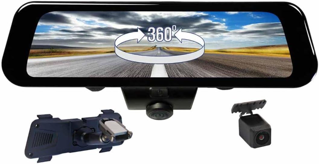 rydeen 360view-spl-4k dash cam backup camera