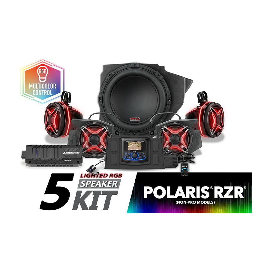 rz34 phz4v motorcycle speaker system