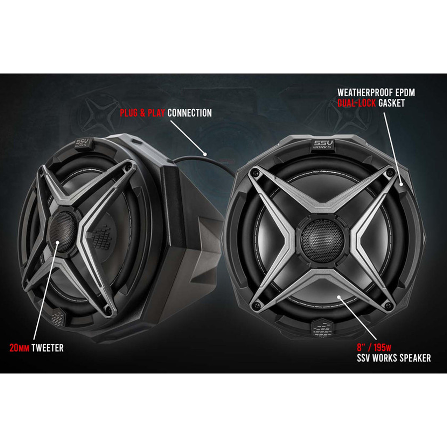 rz5 c8arc motorcycle speaker system near me