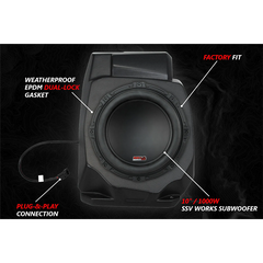 rz5 ud10v motorcycle subwoofer