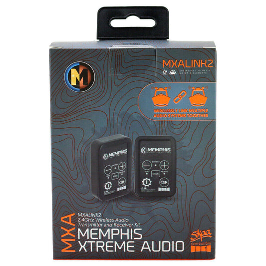 Memphis MXALINK2 2.4GHz Wireless Audio Transmitter & Receiver Kit