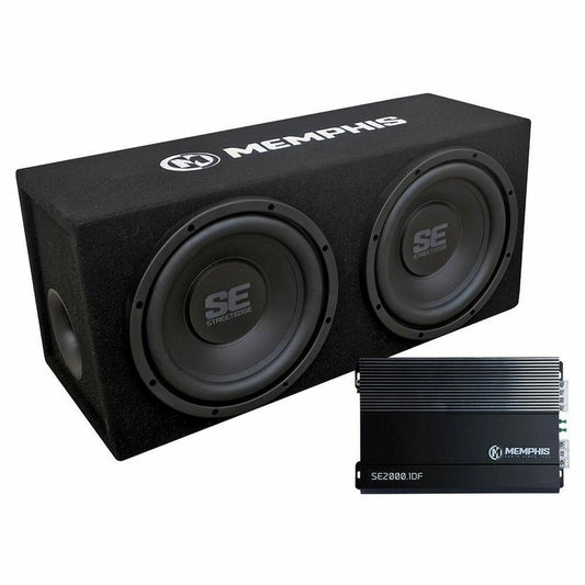 Memphis SE210 Dual 10" Powered Loaded Enclosure (Amp Included)
