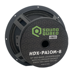 soundqubed 10 inch midrange hdxpa10m8 2