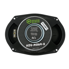 soundqubed 6x9 midbass speaker 8ohm 3