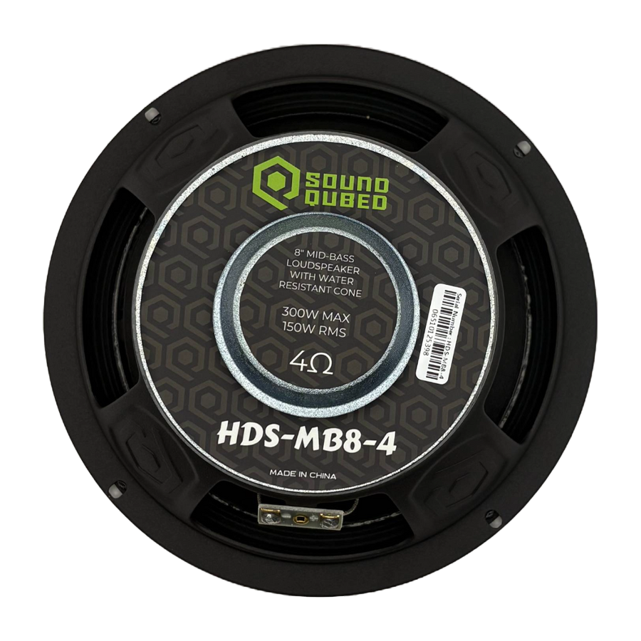 soundqubed 8 inch midbass speaker 1