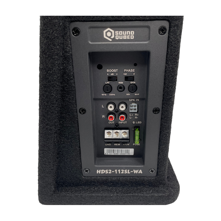 soundqubed powered subwoofer wedge 12 4