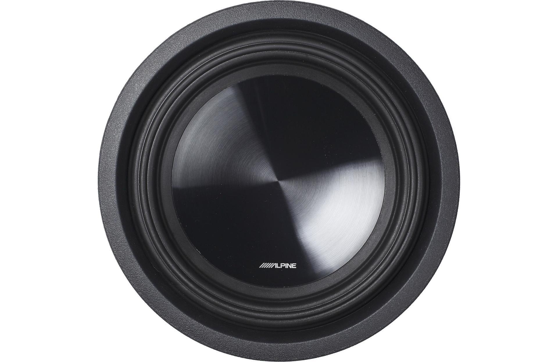 SPL Sealed Dual 10" Box with 2 Alpine SWT-10S2 10" truck subwoofer For 22+ Toyota Tundra Crew Max