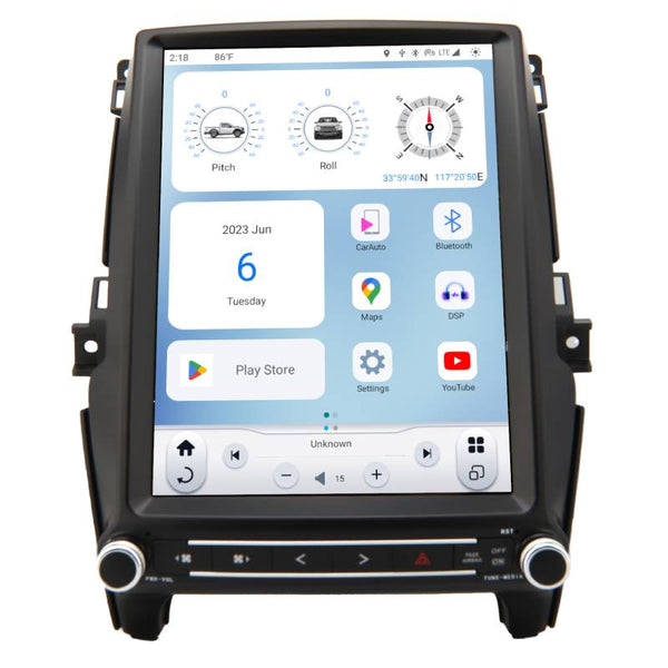 Tesla CarPlay Head Unit TS-FDRG12-1RR-6H | Ford Ranger Upgrade – Audio ...