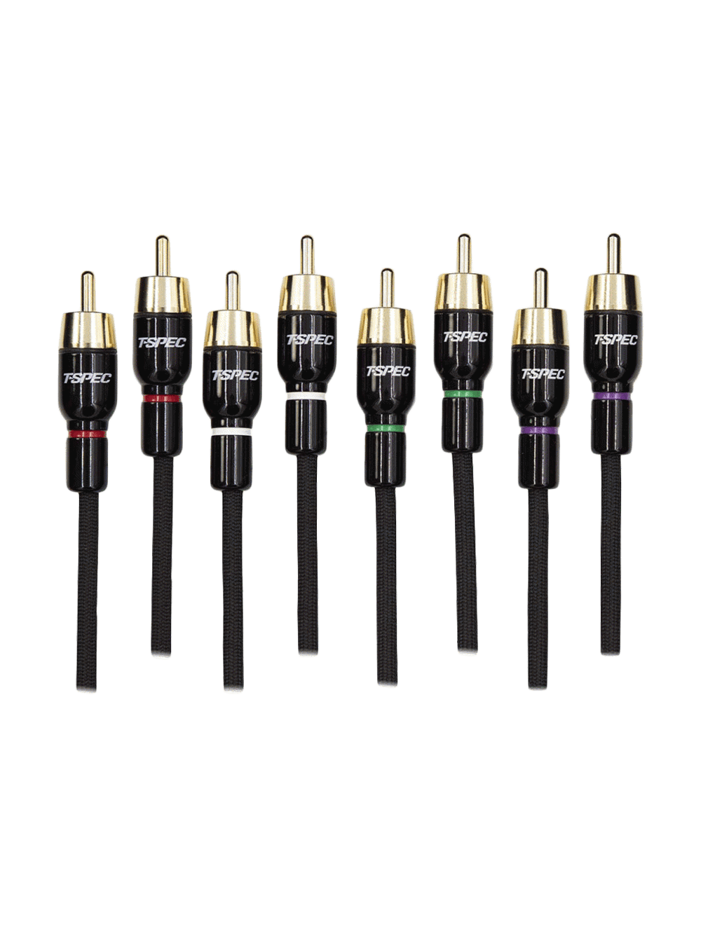 T-Spec V16RCA-174 V16 Series 4 Channel RCA Audio Cables - 17'