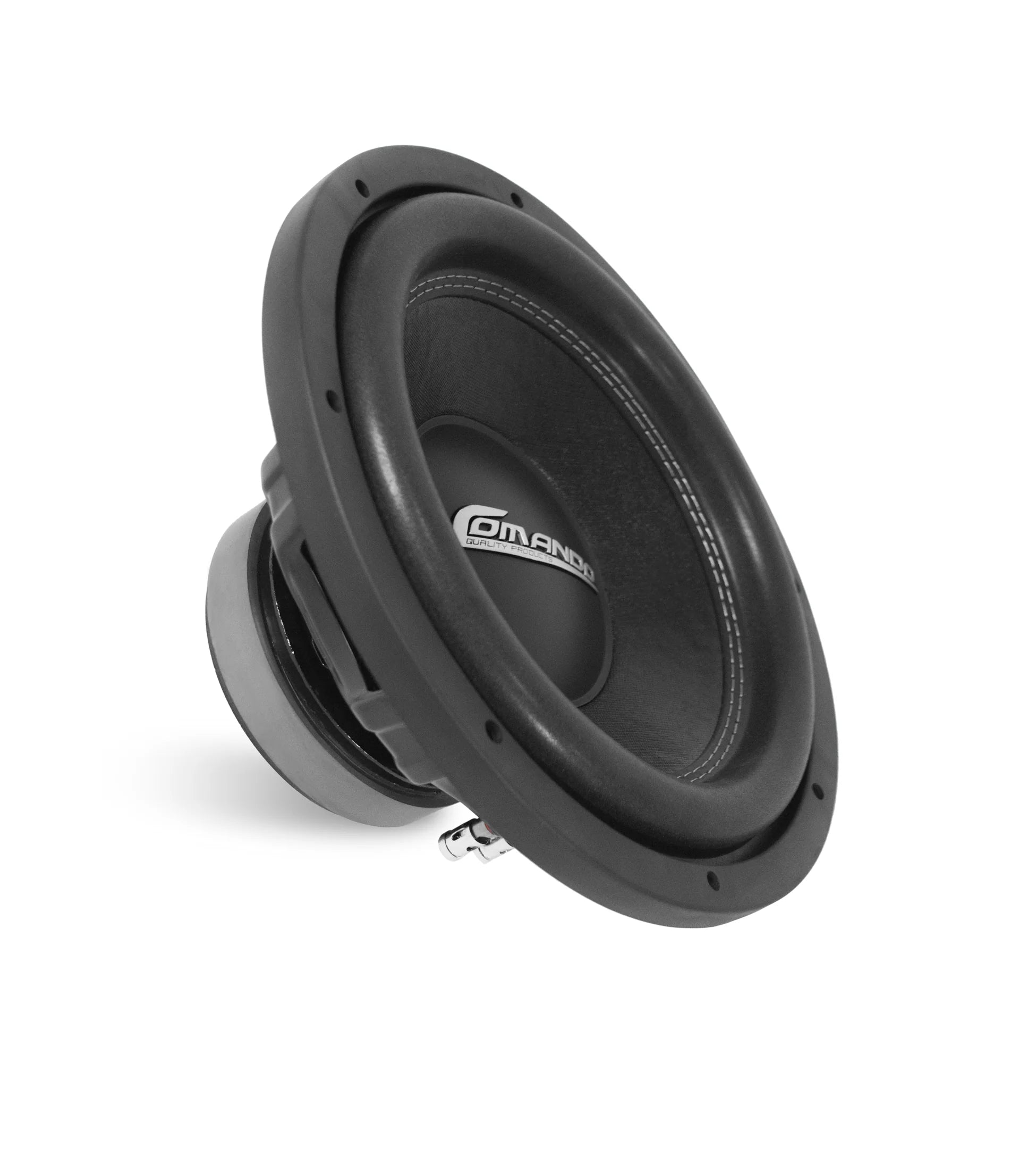 Car subwoofer with brand logo on a white background