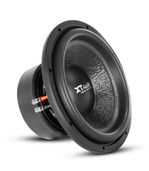 Car subwoofer with XT Audio branding on a white background