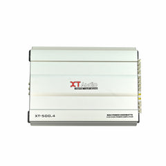 Picture of front of xt audio 4-channel car amplifier