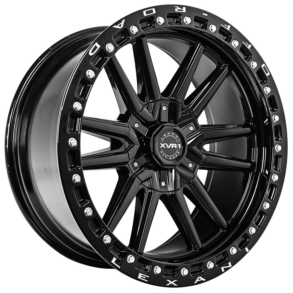 xvr1 veneta 20 inch black off road rims-jeep wrangler audio jam