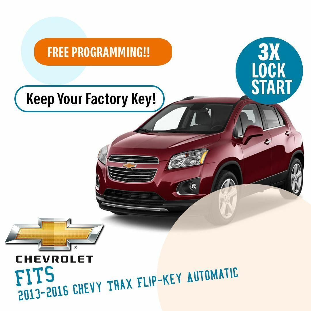 Remote Start System for 2013-2016 Chevy Trax Flip-key Automatic