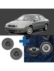 Car Speaker Size Replacement fits 1999-2006 for Volvo S80 (not amplified)