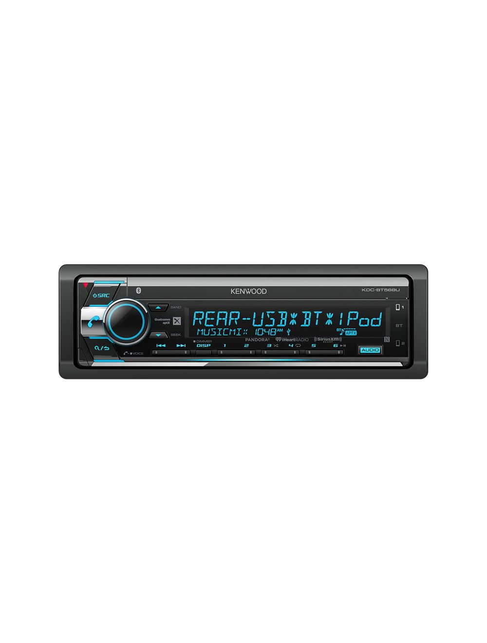Kenwood KDC-BT568U CD Receiver with Built-in Bluetooth