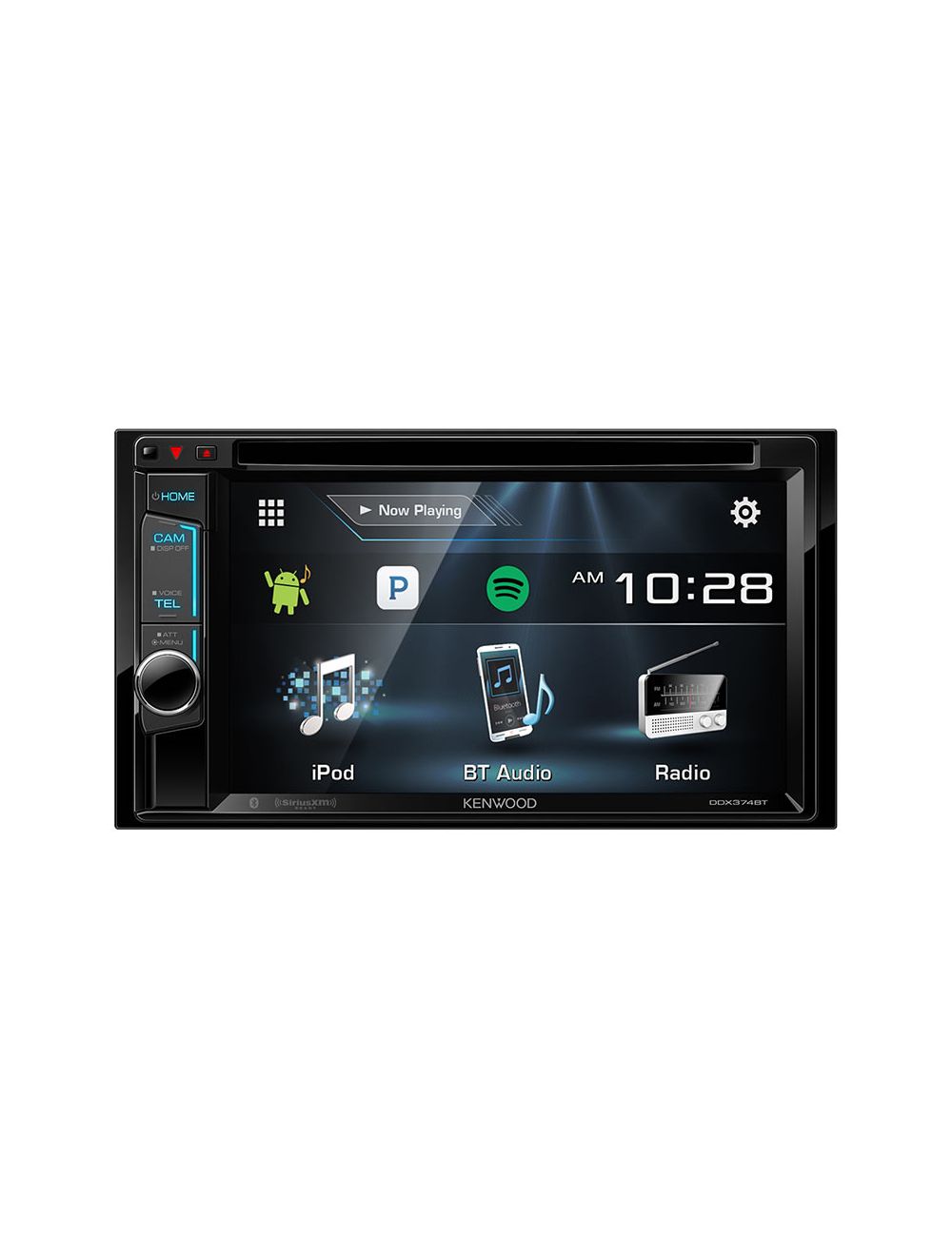 Kenwood DDX374BT 2-DIN Multimedia Monitor Receiver With Bluetooth