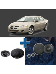 Car Speaker Size Replacement fits 2001-2005 for Chrysler Sebring Coupe (not amplified)