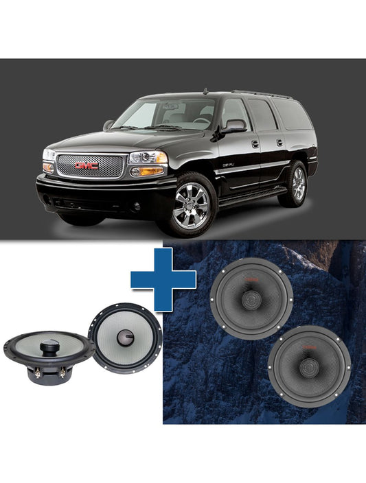 Car Speaker Size Replacement fits 2003-2006 for GMC Yukon or Yukon XL or Yukon Denali (not amplified)