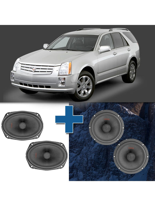 Car Speaker Size Replacement fits 2004-2006 for Cadillac SRX (not amplified)