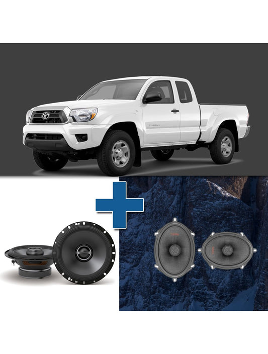 Car Speaker Size Replacement fits 2005-2015 for Toyota Tacoma (not amplified)