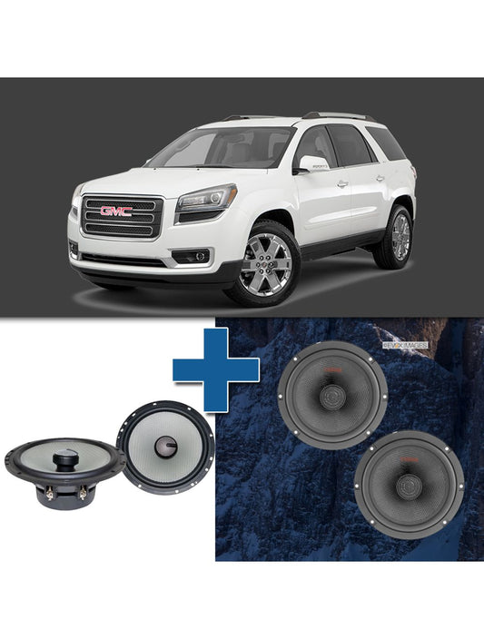 Car Speaker Size Replacement fits 2017 for GMC Acadia Limited (not amplified)