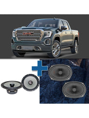 Car Speaker Size Replacement fits 2019 for GMC Sierra or Sierra Denali 1500 Limited Crew Cab (not amplified)