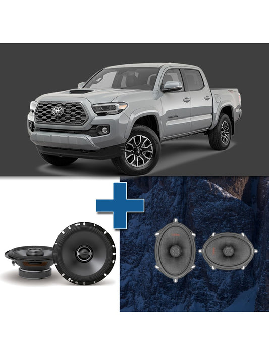 Car Speaker Size Replacement fits 2019-2020 for Toyota Tacoma (not amplified)