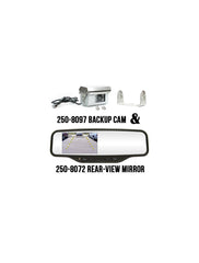 Rostra 250-8081-SHUT (2508081SHUT) RearSight Rearview Mirror /w 4.3 TFT LCD Monitor feat. Parking Gridlines (2508072) & RearSight Backup Infrared CCD Camera (2508097)