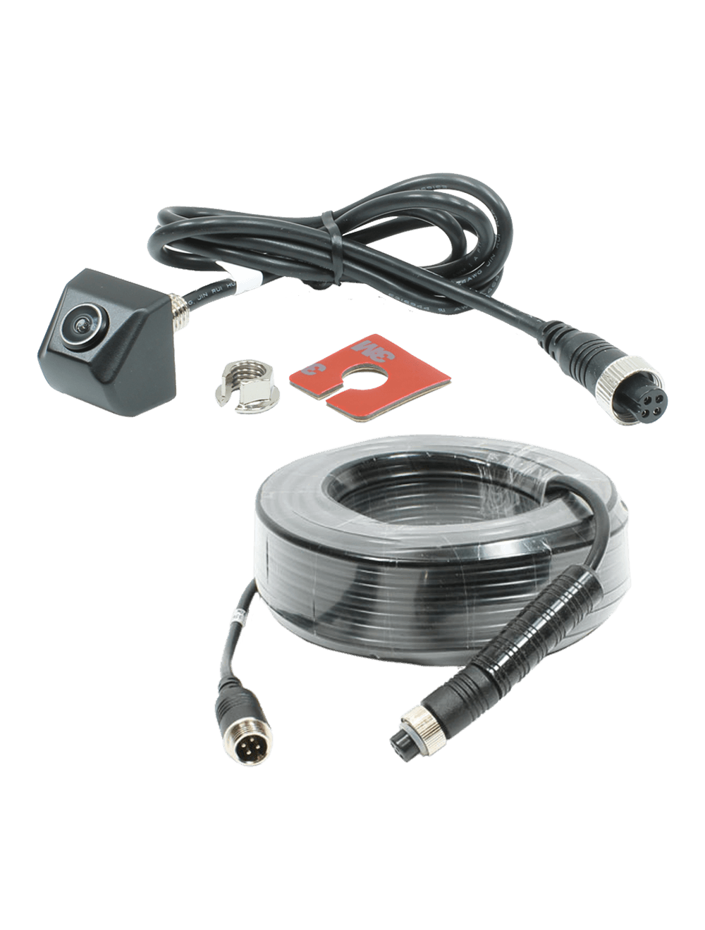 Rostra 250-8147-HD-20M Wedge-shaped CMOS Color Camera  66' harness and RCA adapter