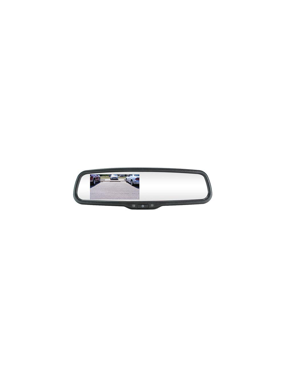 Rostra 250-8308-TC-LCH (2508308TCLCH) RearSight System w/ 4.3 TFT LCD Monitor Mirror (2508208) & Tailgate Handle with Pre-installed Camera for Toyota Tacoma Pickup Trucks (2508610)
