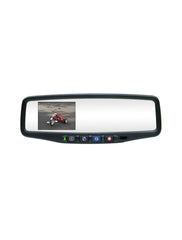 Rostra 250-8802-GM14LC (250-8802-GM14LC) RearSight Rear-View Mirror /w 3.5 TFT LCD Monitor feat. OnStar Controls for 2014 Chevy Silverado & GMC Sierra (250-8802-GM14) & 2014+ Chevy & GMC Tailgate Handle /w Backup CMOS Camera (250-8622)