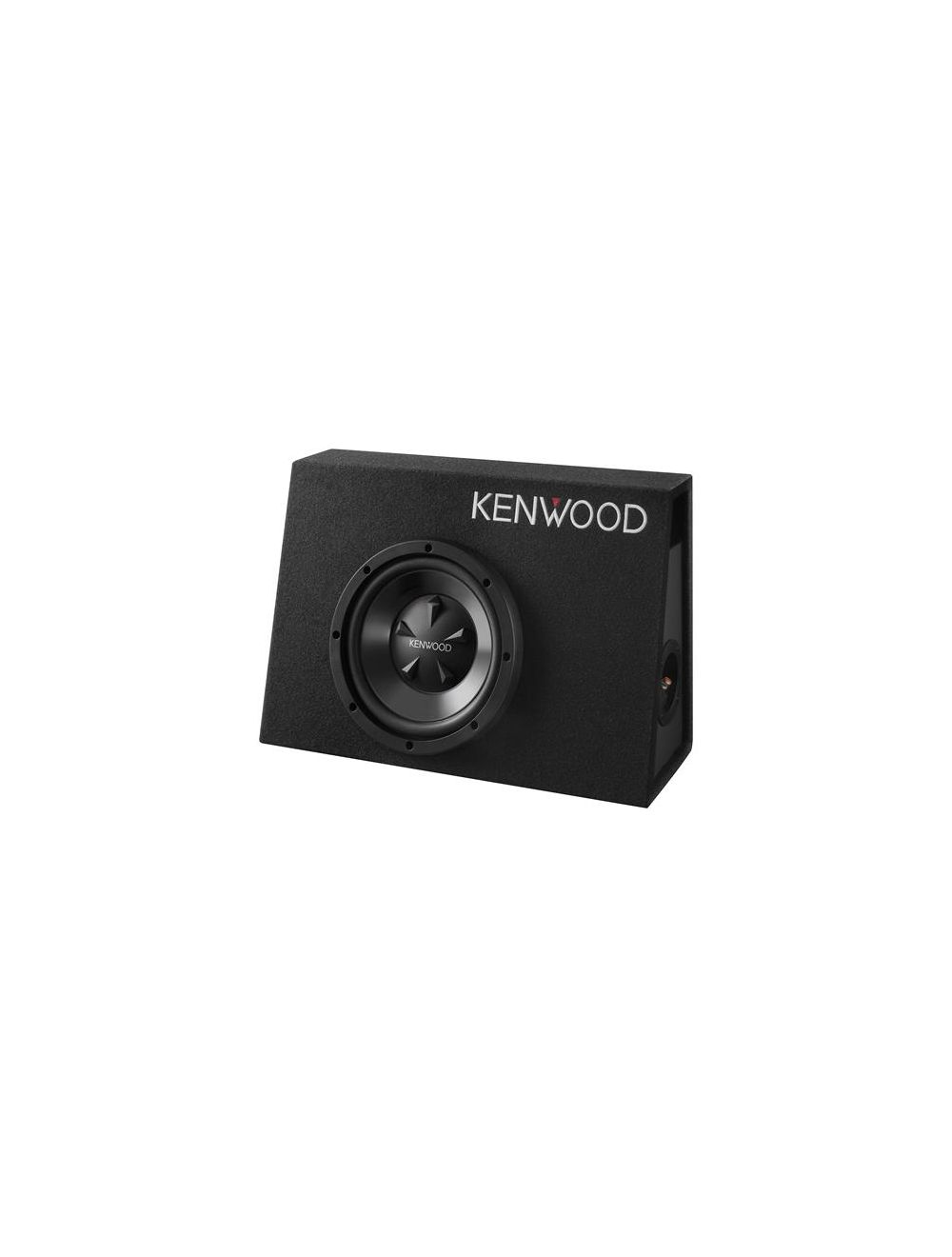 Kenwood P-W100B 150-Watt Bass Package 10" ported truck and KAC-5206 + KFC-W110S Built-in Subwoofer Box
