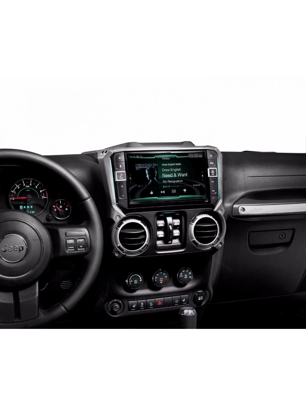 Alpine i209-WRA 9 All-Weather In-Dash Multimedia Touchscreen Restyle System for 07-17 Jeep Wrangler JK (i209WRA)