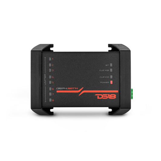 DS18 DSP4.8BTM 4-Channel in and 8-Channel Out Digital Sound Processor with Bluetooth Connectivity - Water Resistant