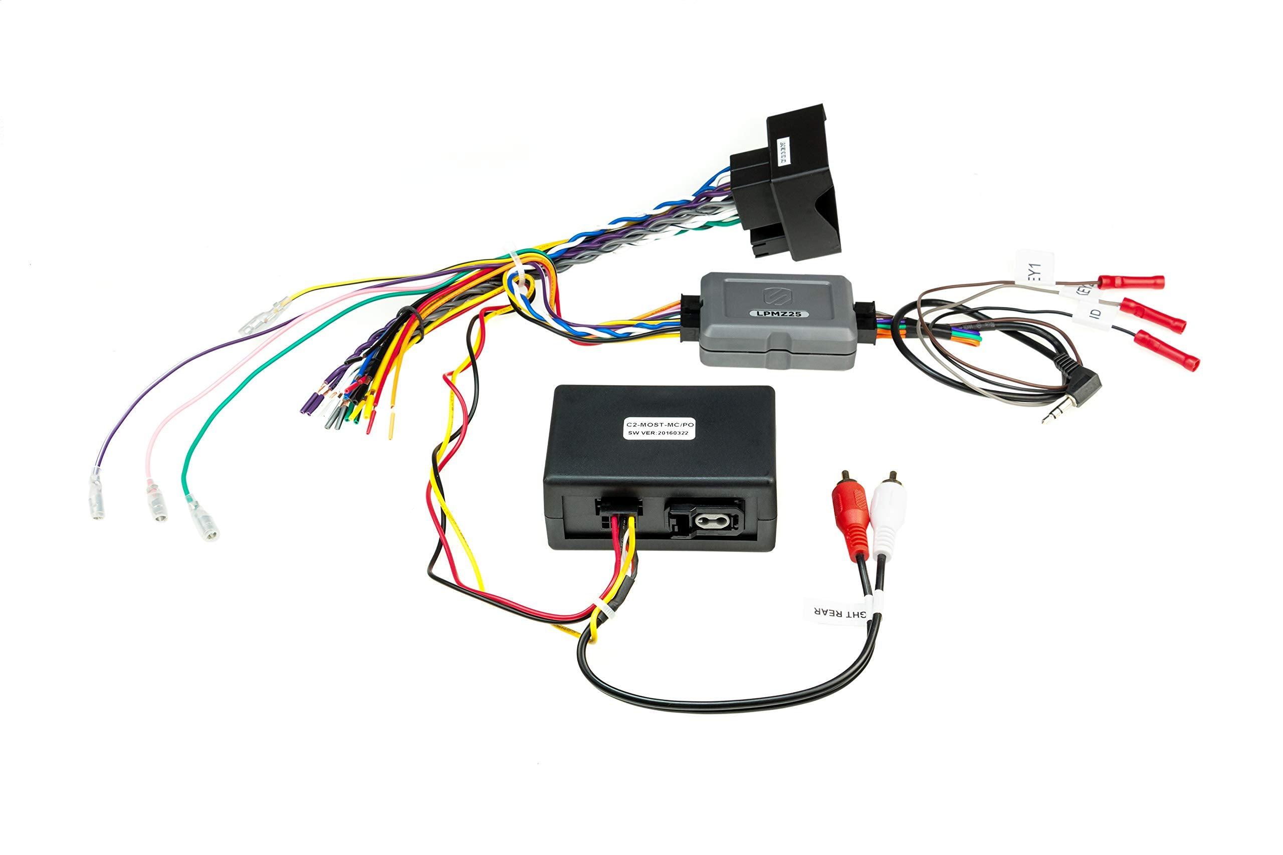 Scosche MZ2352SRB In-Dash Installation Solution for 2002 to 2009 Mercedes Benz E Class