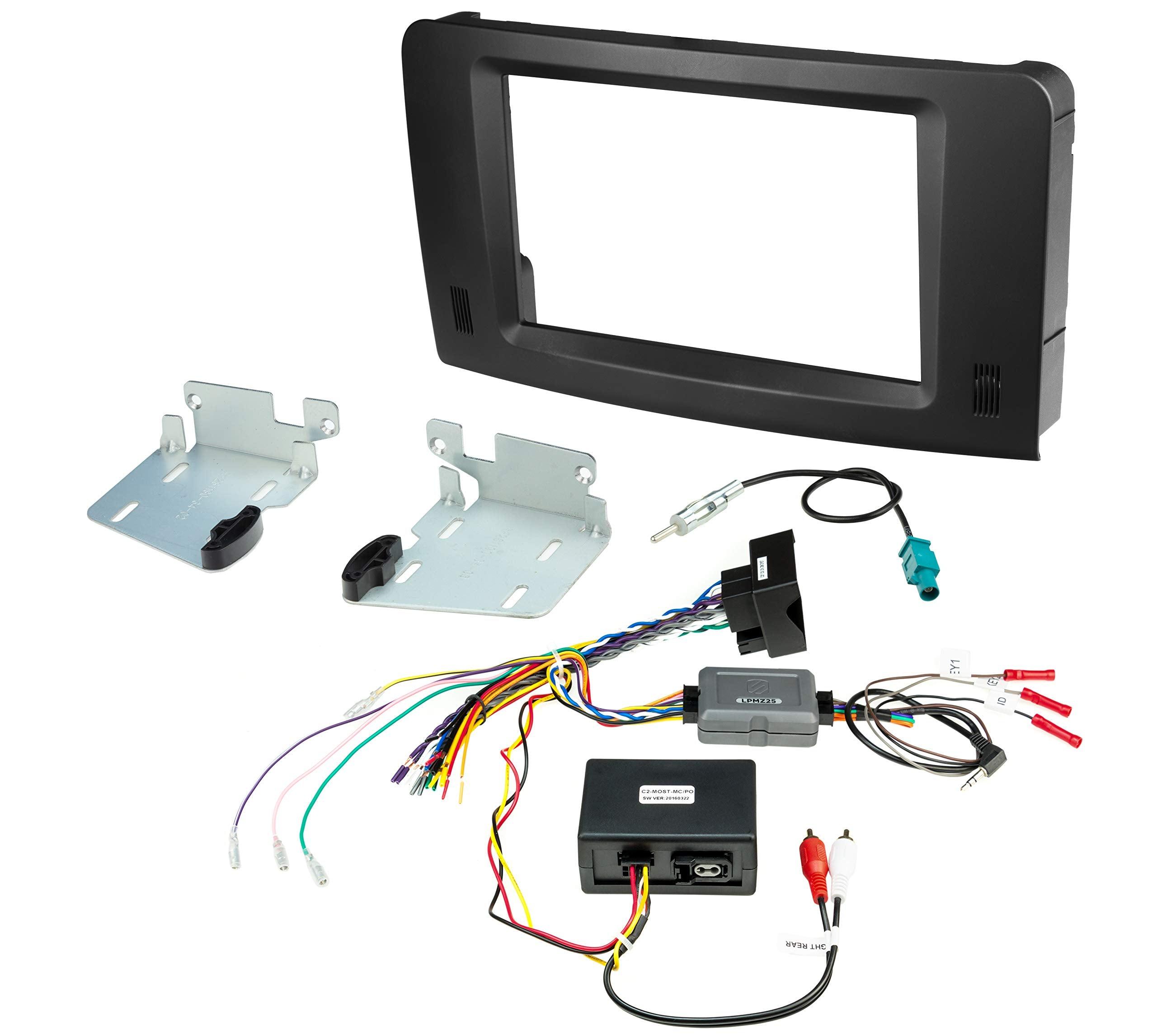 Scosche MZ2352SRB In-Dash Installation Solution for 2002 to 2009 Mercedes Benz E Class