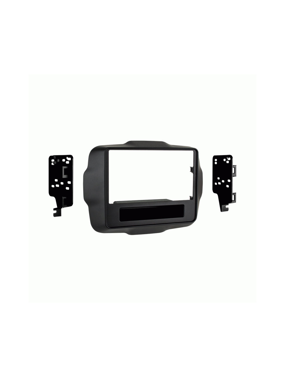 Metra 95-6532B Double DIN Dash Kit for 2015-Up Jeep Renegade Black