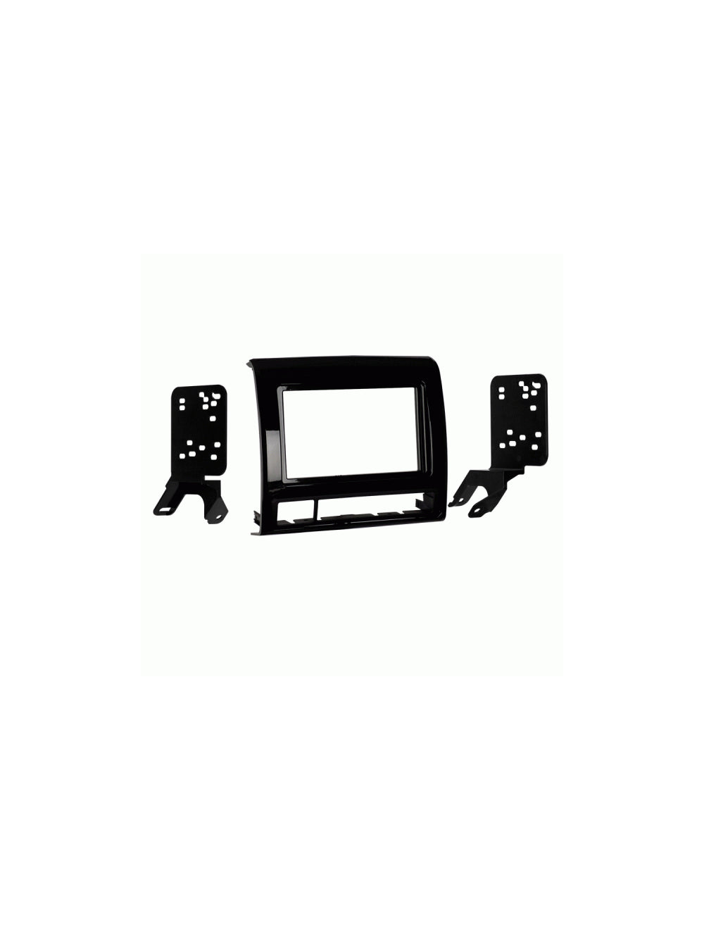 Metra 95-8235CHG Double DIN Dash Installation Kit for 2012-Up Toyota Tacoma Vehicles Charcoal High Gloss