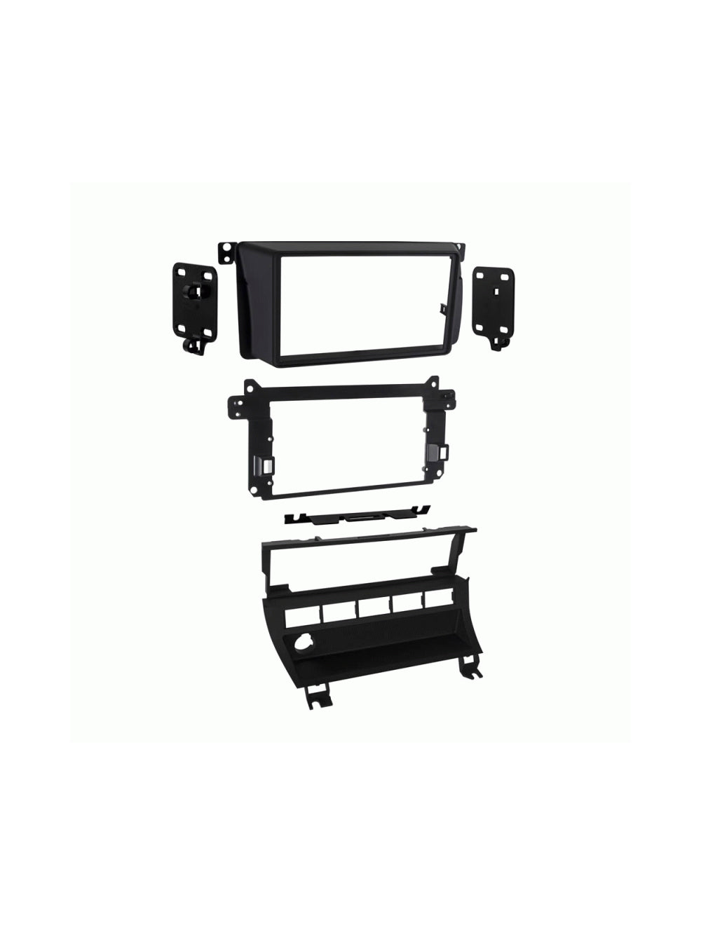 Metra 95-9310B Double DIN Stereo Dash Kit for BMW 3-Series 99-06 w/ 5-Switch Panel