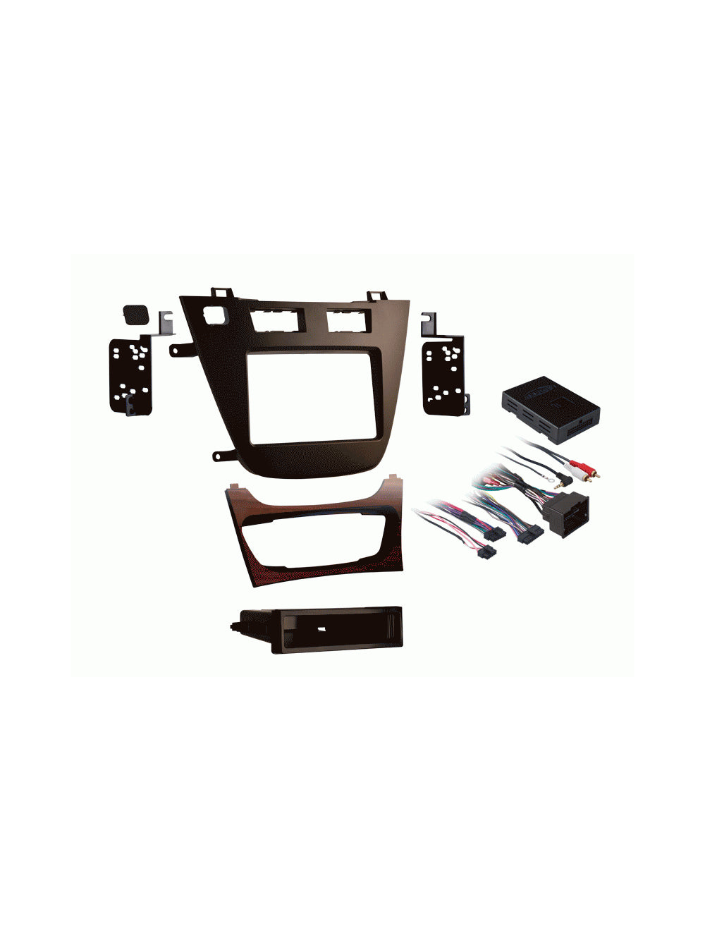 Metra 99-2023BR Single/Double DIN Installation Kit for Select 2011-2012 Buick Regal Vehicle Brown