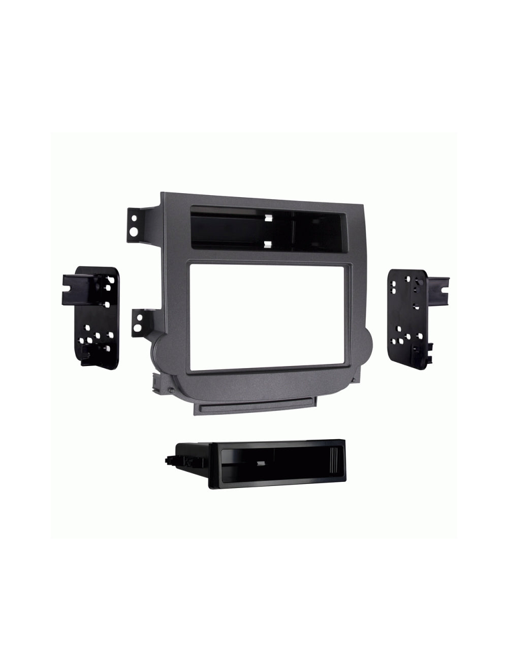 Metra 99-3314G Double DIN Dash Kit for Select 2013-Up Chevy Malibu Vehicles Gray
