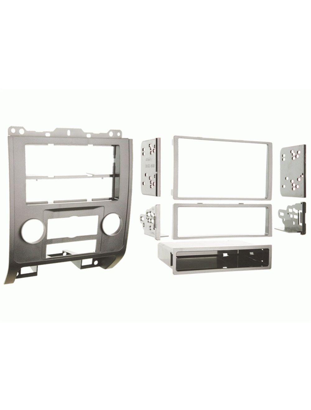 Metra 99-5814S Single or Double DIN Installation Dash Kit for 2008-up Ford Escape, Mercury Mariner, and Mazda Tribute Silver